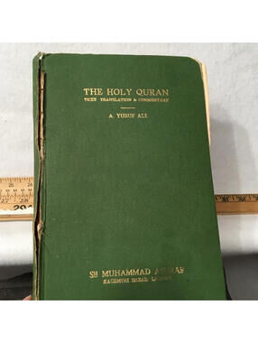 THE HOLY QUR'AN  3rd EDITION TRANSLATION ABDULLAH YUSUF ALI  1938 TEXT KORAN